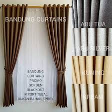 Memberikan survey dan pengukuran gorden ke tempat. Gorden Blackout Polos Gold Model Smokering Ukuran Jendela Pintu Lebar Kain 140cm Tinggi 200cm Shopee Indonesia