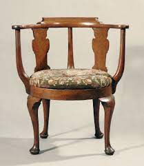 Shop corner chairs at chairish, the design lover's marketplace for the best vintage and used furniture, decor and art. Queen Anne George I Walnut Writing Chair England C1710 15 M Ford Creech Antiques Fine Arts Memphis Tn