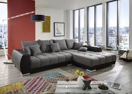 Wohnlandschaft in 53937 schleiden fur 180 00 zum verkauf shpock de / viel platz zum entspannen und ausruhen bietet diese moderne wohnlandschaft aus der domo. Wohnlandschaft Artemis Schwarz Grau 23 Rabatt 300cm Breit Polstergarnituren