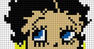 Betty Boop Pixel Art