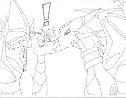 Black And White Spyro Surprising Kiss Spyro And Cynder How Train Your Dragon Spyro The Dragon