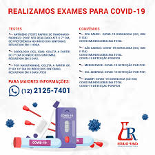 Your health and safety are our priority. Exames Para Covid 19