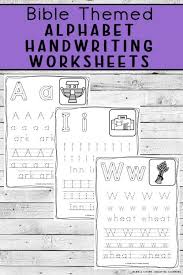 Cute handwriting practice workbook, printable handwriting worksheets, alphabet writing practice, abc letter tracing, hand lettering practice. Bible Abc Handwriting Worksheets Free Homeschool Deals C