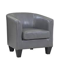 Grafton Leather Barrel Chair One Size Grey Grafton Https Smile Amazon Com Dp B076trdsjw Ref Cm Sw R Pi Dp U X Ujqeb8 Barrel Chair Chair Leather Tub Chairs