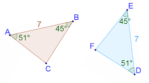 Two triangle are congruent by either sas(side angle side), aas(angle angle side), or asa(angle side angle). Asa And Aas Triangle Congruence Ck 12 Foundation