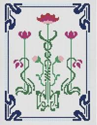 Image Result For Art Nouveau Cross Stitch Patterns Free