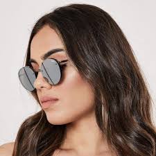 QUAY AUSTRALIA Women's FARRAH Black/Mint Sunglasses