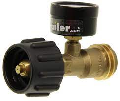 The camco rv propane/gauge leak detector is designed to allow you to see at a glance when your propane level is low.fits a dot propane cylinder manufactured after 1995 that have the acme/opd connection. Camco Propane Cylinder Gas Gauge And Leak Detector Camco Propane Cam59023