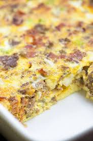 Low Carb Breakfast Casserole Recipe Low Carb Breakfast Casserole Breakfast Recipes Casserole Make Ahead Breakfast Casserole