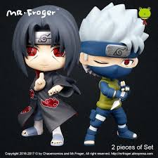 Mr Froger Naruto Action Figures Hatake Kakashi Uchiha Itachi Figure Japanese Anime Chibi Dolls Pvc Figurine Pop Vinyl Toys Ninja Anime Chibi Anime Chibi