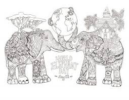 Free, printable coloring pages for adults that are not only fun but extremely relaxing. Elephants Coloring Pages For Adults