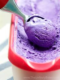Would you be willing to try out this new recipe for ice cream? Homemade Ube Ice Cream No Ice Cream Maker The Unlikely Baker