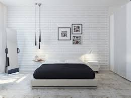 Brick effect wallpaper has the advantage of looking great in many different settings including bedrooms, living rooms, a kid's room and even in work areas such as bars or restaurants. 10 Bedrooms For Designer Dreams White Brick Wallpaper Bedroom White Brick Wallpaper Minimalist Bedroom Design