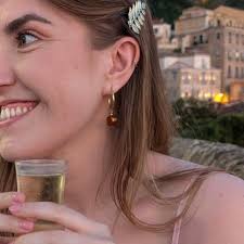 Sun Rock Hoop Earrings