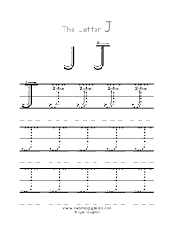 Practice Worksheet For Writing The Letter J Upper Case With Several Connect The Dots Exampl Writing Practice Worksheets Tracing Worksheets Preschool Letter J