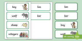 The boy who cried wolf prediction and comprehension this worksheet helps your child focus on prediction and comprehension in the boy who cried wolf. kids will read the classic fable and answer written prompts. The Boy Who Cried Wolf Word Cards Teacher Made