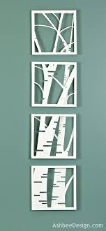 Birch Tree Wall Art Canvas Ashbee Design Birch Tree Shadow Box Simple And Stunning Paper Wall Art Diy Wall Art Diy Paper