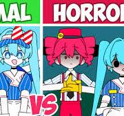 Incredibox Kusoshi Sprunki But MESMERIZER ALL SOUND - Normal vs Horror  Version