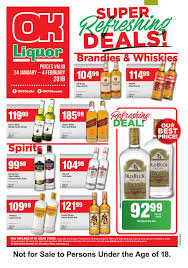 Ok Liquor Refreshing Deals 24 Jan 4 Feb 2018 M Guzzle Co Za