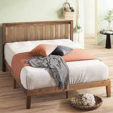 Maybe you would like to learn more about one of these? Amazon Com Zinus Alexia Wood Platform Bed Frame With Headboard Solid Wood Foundation With Wood Slat Support No Box Spring Needed Easy Assembly Rustic Pine Queen Home Kitchen