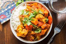 Sweet Potato Vegetable Vindaloo Connoisseurus Veg Vegetable Vindaloo Recipe Vindaloo Recipe Vindaloo