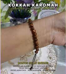 Biji mutiara pengasihan / tasbih kayu kebak sarana. Gelang Kokkah Motif Dadu Warna Coklat 33 Butir Lazada Indonesia