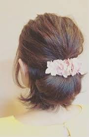 ボブさん必見のバレッタアレンジ 頭美人 ボブ アレンジ バレッタ ヘアアレンジ ショートのヘアスタイル