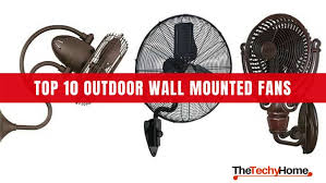 Stainless steel mist ring (4).012 misting nozzles. Top 10 Outdoor Wall Mounted Fans