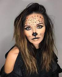 Cheetah Halloween Makeup Leopard Makeup Halloween Cat Halloween Makeup Leopard Makeup