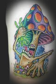 Tattoomagz Handpicked World S Greatest Tattoos Designs Hippie Tattoo Mushroom Tattoos Psychedelic Tattoos