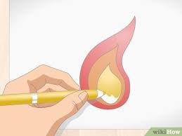 Gambar mewarnai untuk anak paud, tk dan sd sebagai contoh cara menggambar dan mewarnai. Cara Menggambar Kobaran Api 13 Langkah Dengan Gambar Wikihow