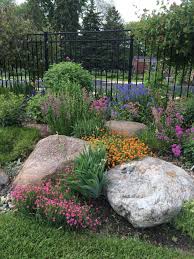 Pin By Teresa Bump On Frontyard Plan Rock Garden Landscaping Large Yard Landscaping Landscaping With Boulders