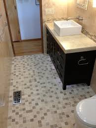 Wide selection of bathroom tiles & tiling accessories in styles to suit all tastes & requirements. Noce And Ivory Mix 2x2 Tumbled Travertine Mosaic Guest Bath Floor Traditional Bathroom Portland By Unique Design Solutions Llc Houzz Uk