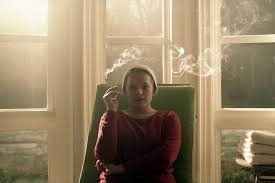Handmaids tale smoking gif by hulu. Handmaid S Tale June Finds Powerful Allies In Season Three Trailer Rolling Stone