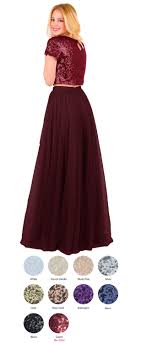Black And Rose Gold Bridesmaid Dresses Bandie Sequin Top In 2020 Bridesmaid Skirt And Top Rose Gold Bridesmaid Dress Top Wedding Dresses