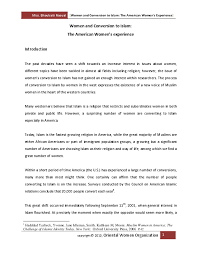 According to islamic law, shedding the blood of a respected soul without any right is forbidden and contradicts the rules of genuine islam of the holy prophet muhammad (s). Pdf Women And Conversion To Islam The American Women S Experience Elkoubaiti Naoual Academia Edu