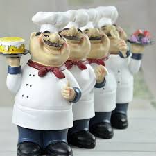 French country kitchen decor gives your home a charming, casual look. Resin Cook Statue Decorative Ornaments French Chef Figurines For Kitchen Restaurant Cafe Decor Home Shop Ornament Figurines Miniatures Aliexpress