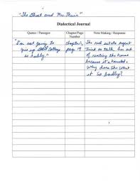 Dialectical Journals And Reading Journal Formative Assessment Journal Quotes