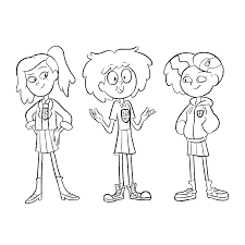 Touch device users, explore by touch or with swipe gestures. Amphibia Coloring Pages