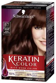 This is one of those colors that looks good on virtually everyone, regardless of hair length, texture, or style — plus, it's flattering. Amazon Com Schwarzkopf Keratin Color Anti Age Hair Color Cream 5 7 Chestnut Brown Packaging May Vary 1 Count Beauty