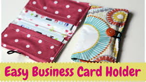 The original cardholder can take the supplental cardholders off the account at any time. Business Card Holder Diy Sewing Tutorial Youtube