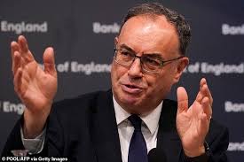 Bank of England boss Andrew Bailey reveals he'll stay four more years