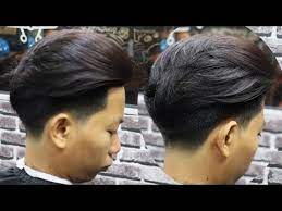Model rambut comb over ini cocok untuk pria berwajah bulat, karena bentuknya yang lebih menonjol pada satu sisi kepala. Korean Hairstyle By Tomboy Terbaru Taper Fade Comb Over Hair Cut Tutorial Youtube