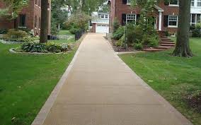 Maybe you would like to learn more about one of these? Exposed Aggregate Concrete Driveway With Brick Border Webster Groves Mo 63119 Buildpro Stl Construction Inc