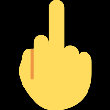 Composé de doigt et de honneur. Doigt D Honneur Emoji Copier Et Coller Emojifaces