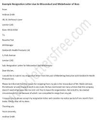 The misconduct warning letter should set out what will happen if the employee fails to improve his or her conduct within the required timescale, for example that the misconduct letter should confirm the employee's right of appeal, and include what steps the employee should take if he or she decides to. Example Resignation Letter Due To Misconduct And Misbehavior Of Boss