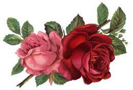 Vintage Victorian Papel De Carta Vintage De Paisajes Clipart De Flor Arte Con Flores Rosas De Epoca