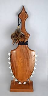 Leiomano with Tribal Tattoo - Hawaiian Home Decor