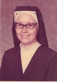 This is me around 1966 after we changed to a more modern Habit. I had just  come to Dallas, TX to teach at St. Ann's School.