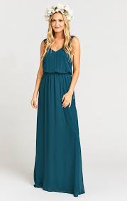 Kendall Maxi Dress Deep Jade Chiffon Teal Bridesmaid Dresses Mumu Bridesmaid Dresses Fall Bridesmaid Dresses